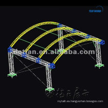 Soporte de exhibición de aluminio truss para stand de feria en Shanghai